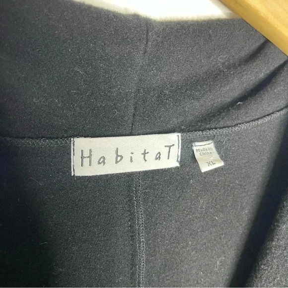 Habitat Black Button Front Cardigan Jacket Size XL - Picture 3 of 5